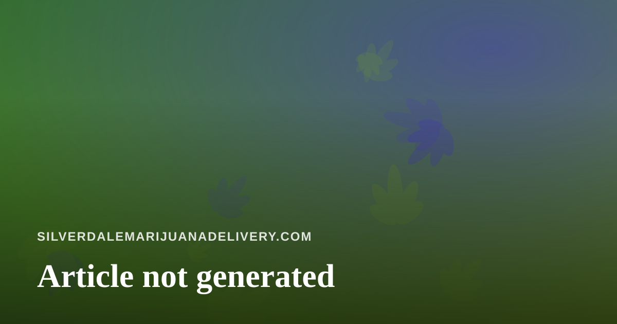 Article not generated
